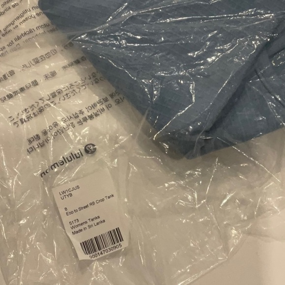 C - Lululemon Ebb to Street Cropped Racerback Tank Top - Picture 6 of 6